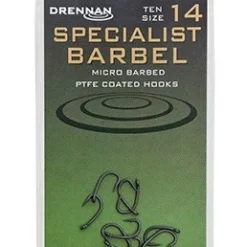 Drennan Super Specialist Barbel Barbed Eyed Hooks