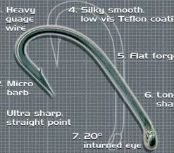 Korda Hybrid Long Shank X Barbed -Game Fishing Shop 1265041202 LONGSHANK X
