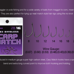 Drennan Carp Match Barbless Eyed Hooks -Game Fishing Shop 1304185129 cm