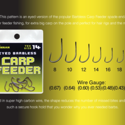 Drennan Carp Feeder Barbless Eyed Hooks -Game Fishing Shop 1304185362 cf