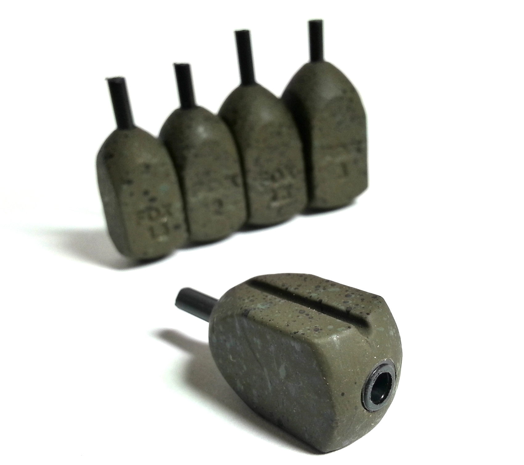 Fox Camotex Square Inline Carp Lead 3 Fox Camotex Square Inline Carp Lead