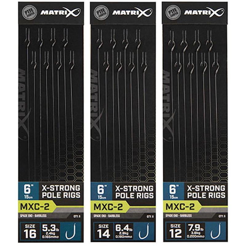 Matrix MXC-2 Barbless X-Strong Pole Rigs 6inch 4 Matrix MXC-2 Barbless X-Strong Pole Rigs 6inch - Image 2