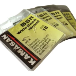 Kamasan B511 Wide Gape Nickel Barbed Spade Hooks