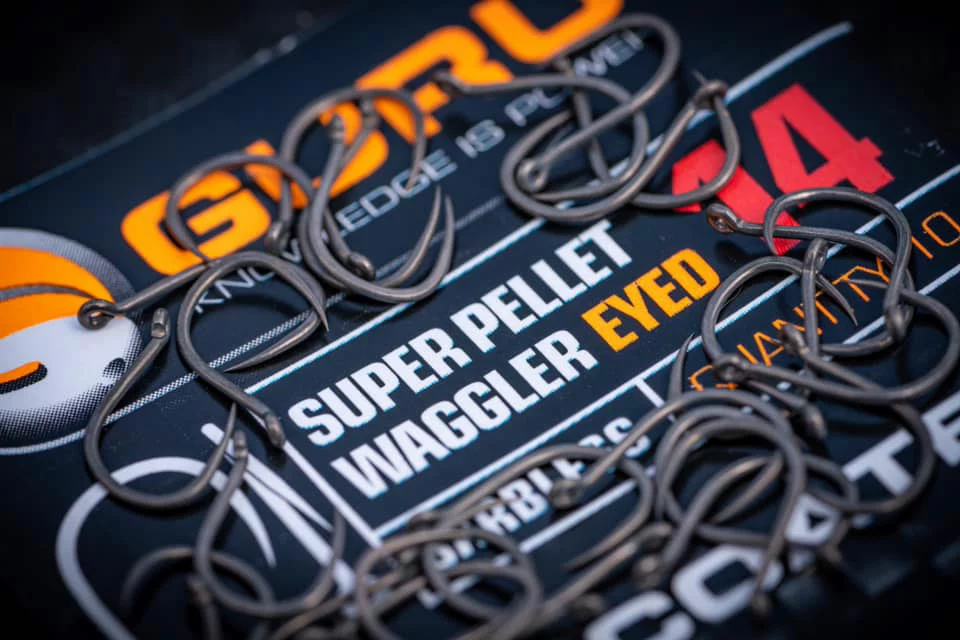 Guru Super Pellet Waggler Barbless Eyed Hooks 4 Guru Super Pellet Waggler Barbless Eyed Hooks - Image 2