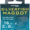 Drennan Hooks To Nylon Barbless Silverfish Maggot 2 Drennan Hooks To Nylon Barbless Silverfish Maggot -Game Fishing Shop 40dfedow636825393990667810