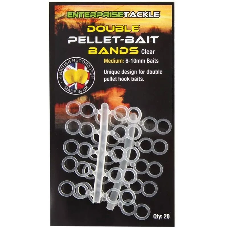 Enterprise Tackle Enterprise Double Pellet Bait Bands 3 Enterprise Tackle Enterprise Double Pellet Bait Bands