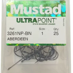 Mustad (BOX) 3261NP-BN Aberdeen Hooks