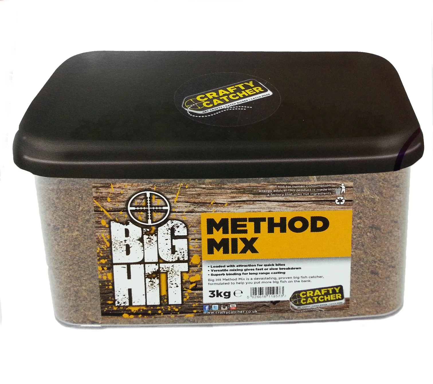 Crafty Catcher Big Hit Method Mix 3kg 3 Crafty Catcher Big Hit Method Mix 3kg