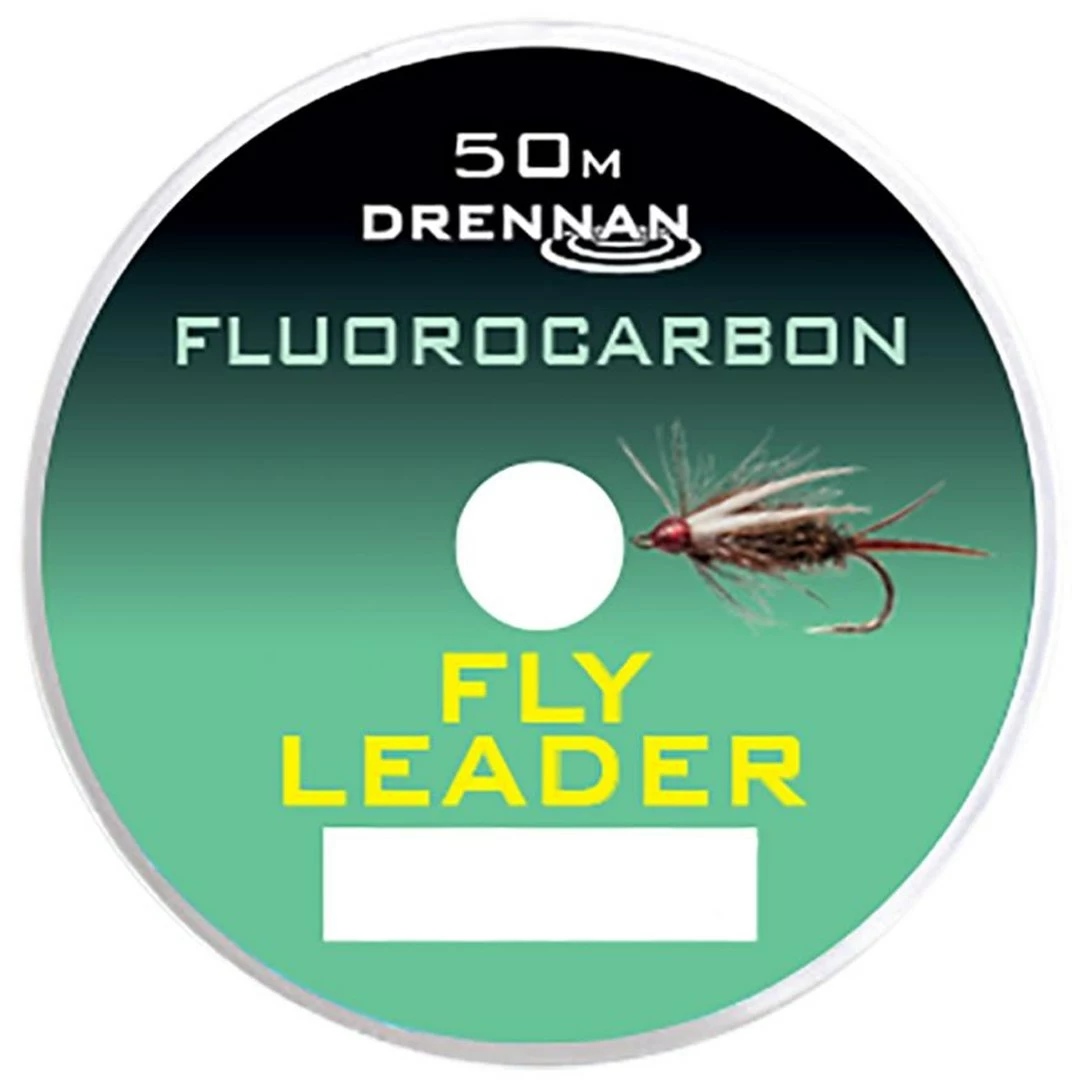 Drennan Fluorocarbon Fly Leader 50m 3 Drennan Fluorocarbon Fly Leader 50m