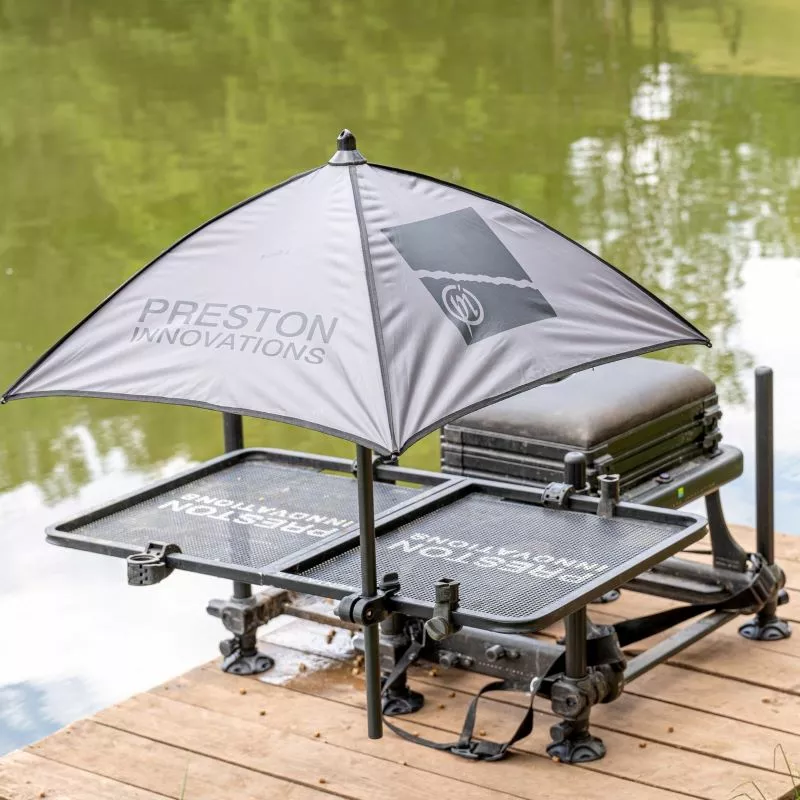Preston Innovations Offbox Grey Bait Brolly 6 Preston Innovations Offbox Grey Bait Brolly - Image 4
