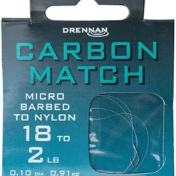 Drennan Hooks To Nylon Barbed Carbon Match