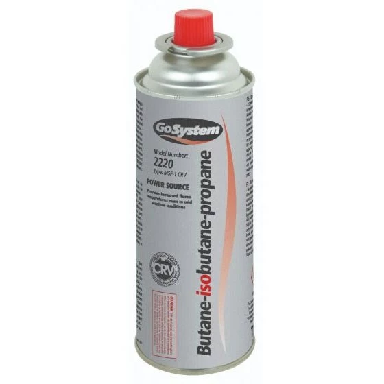 Go System 2220 Bayonet Butane Gas Cartridge 227g 3 Go System 2220 Bayonet Butane Gas Cartridge 227g