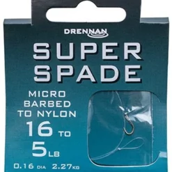 Drennan Hooks To Nylon Barbed Super Spade