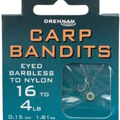 Drennan Bandits Carp Barbless Banded Hair Rigs