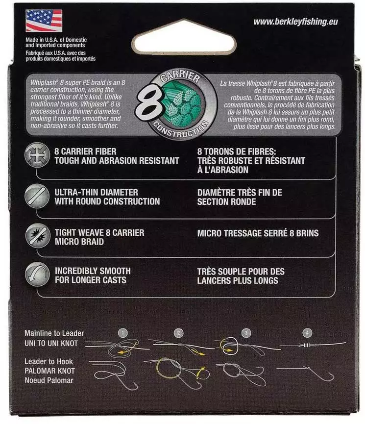 Berkley Whiplash 8 Braid 300m 5 Berkley Whiplash 8 Braid 300m - Image 3