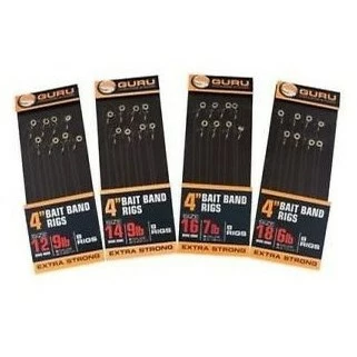 Guru 4inch Ready Rigs With Bait Bands 3 Guru 4inch Ready Rigs With Bait Bands