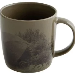 Fox Ceramic Carp Scene Mug