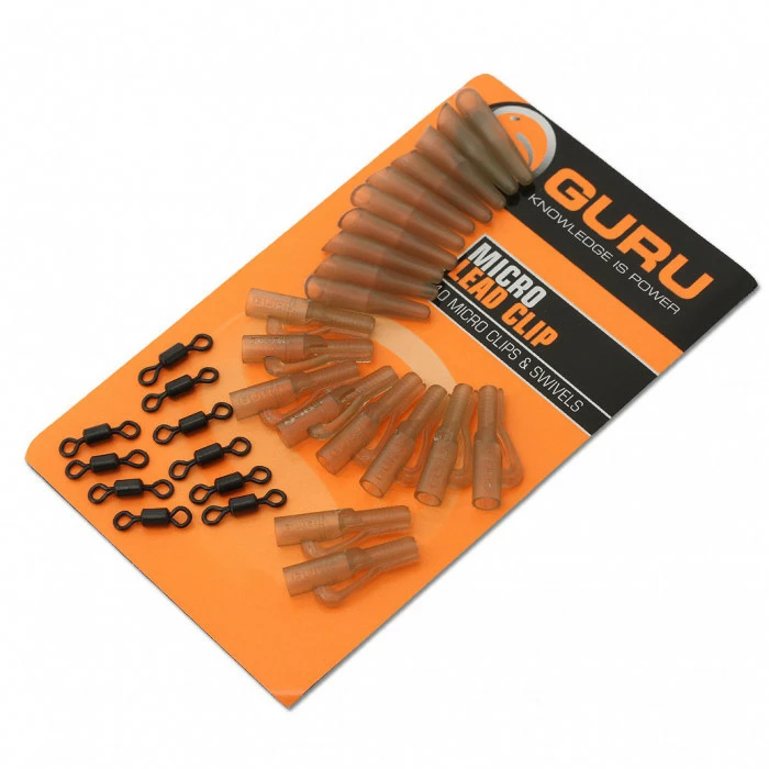 Guru Micro Lead Clip Inc. Swivels & Tail Rubbers 4 Guru Micro Lead Clip Inc. Swivels & Tail Rubbers - Image 2