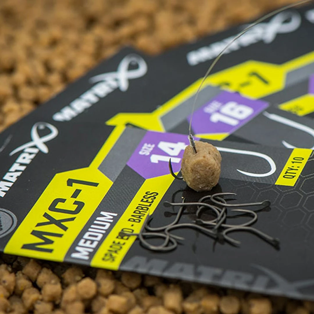 Matrix MXC-1 Medium Spade End Barbless Hooks 3 Matrix MXC-1 Medium Spade End Barbless Hooks