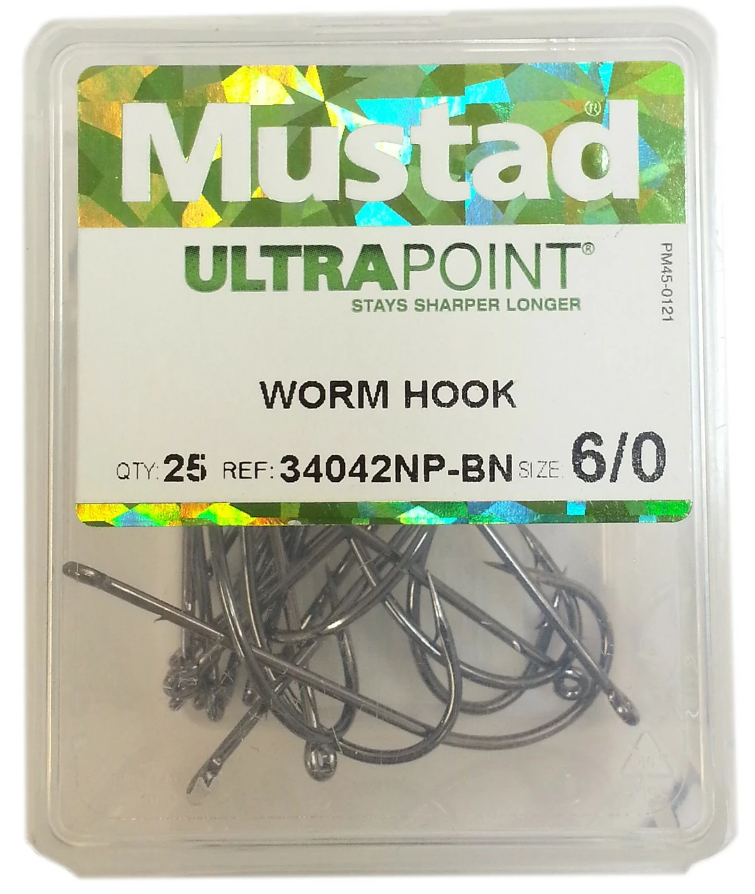 Mustad (BOX) 34042NP-BN Worm Hook 3 Mustad (BOX) 34042NP-BN Worm Hook