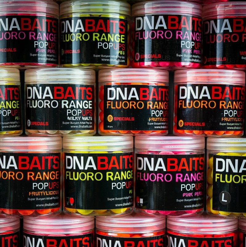 DNA Baits Fluoro Pop Ups 3 DNA Baits Fluoro Pop Ups