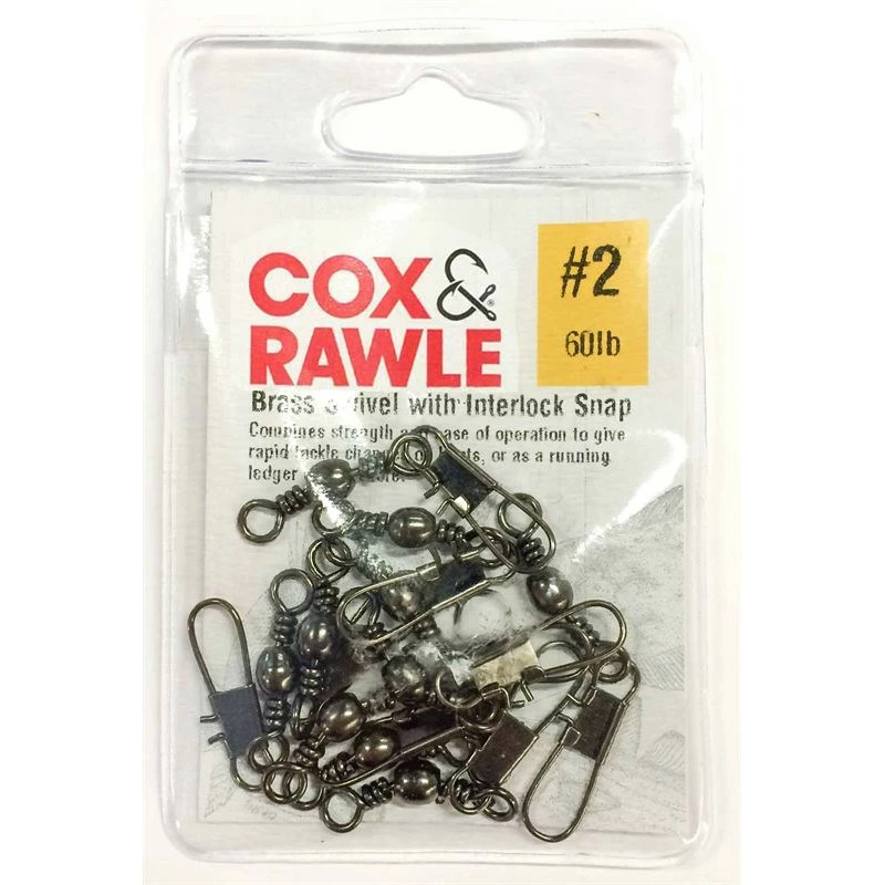 Cox & Rawle Brass Swivels & Interlock Snaps 4 Cox & Rawle Brass Swivels & Interlock Snaps - Image 2