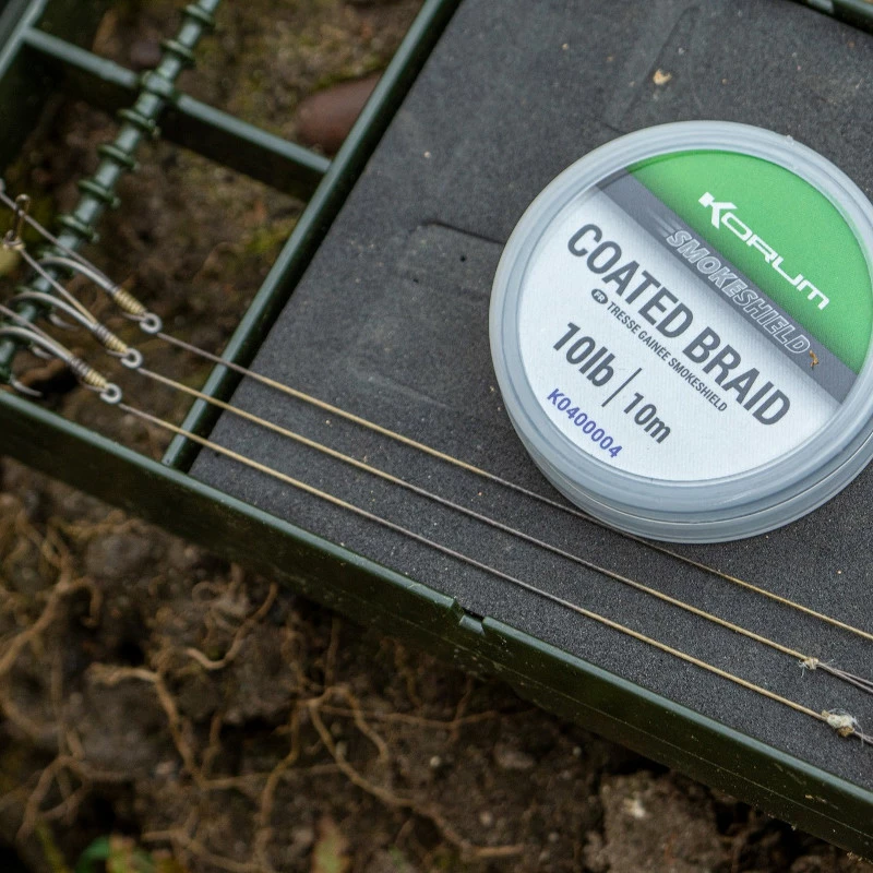 Korum Smokeshield Coated Braid 4 Korum Smokeshield Coated Braid - Image 2