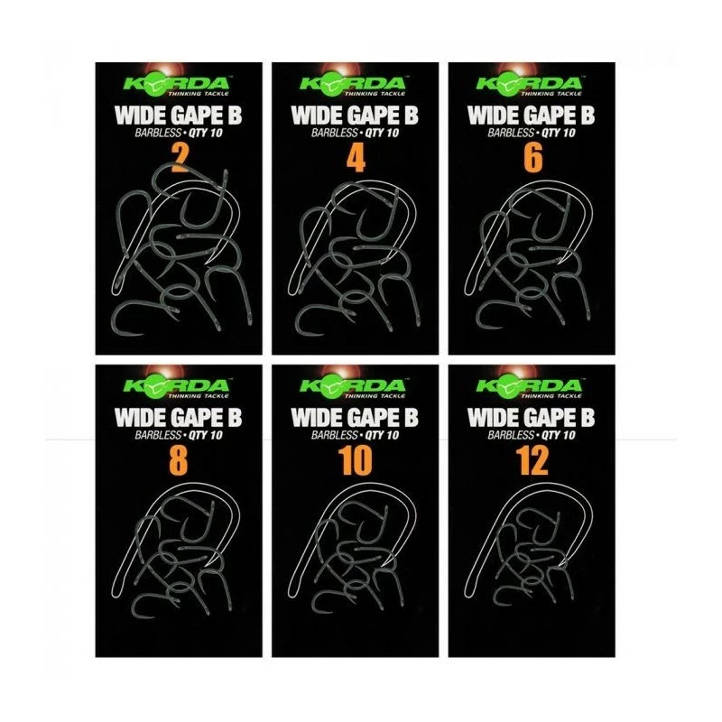 Korda Hybrid Wide Gape Barbless 3 Korda Hybrid Wide Gape Barbless