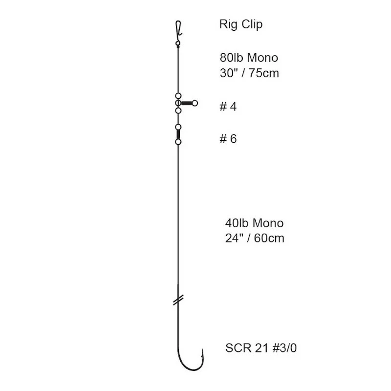 Cox & Rawle Pulley Rig 3/0 4 Cox & Rawle Pulley Rig 3/0 - Image 2