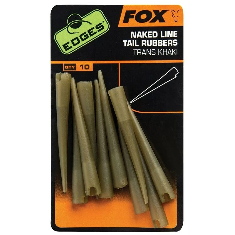 Fox Edges Naked Line Tail Rubbers 3 Fox Edges Naked Line Tail Rubbers