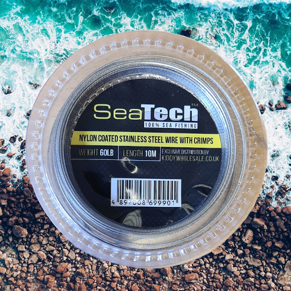 Sea Tech Nylon Coated Stainless Steel Wire With Crimps 3 Sea Tech Nylon Coated Stainless Steel Wire With Crimps