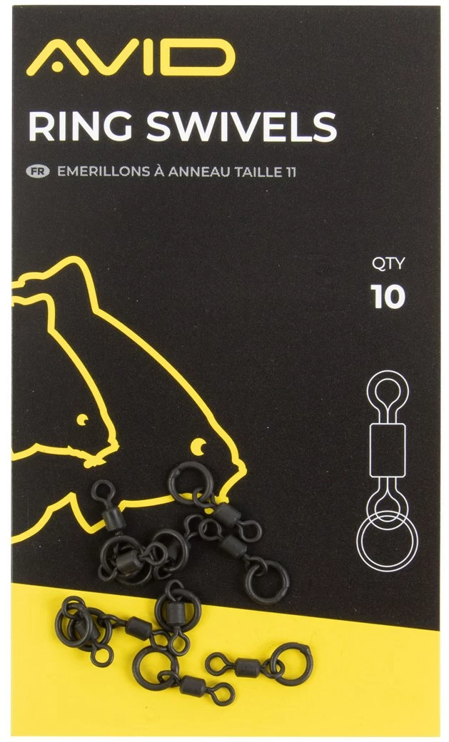 Avid Carp Ring Swivels 3 Avid Carp Ring Swivels