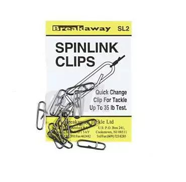 Breakaway Spinlink Clips 3 Breakaway Spinlink Clips