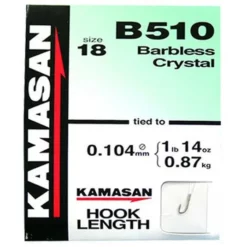 Kamasan Hooks To Nylon B510 Crystal Barbless -Game Fishing Shop suhntnh0638151589162436287