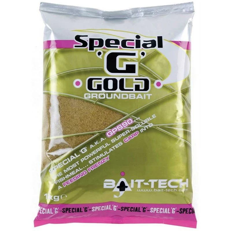 Bait-Tech Special G Gold Groundbait 1kg 3 Bait-Tech Special G Gold Groundbait 1kg
