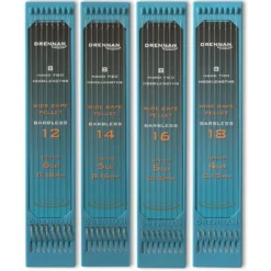 Drennan Hooklength Plate Barbless Wide Gape Pellet