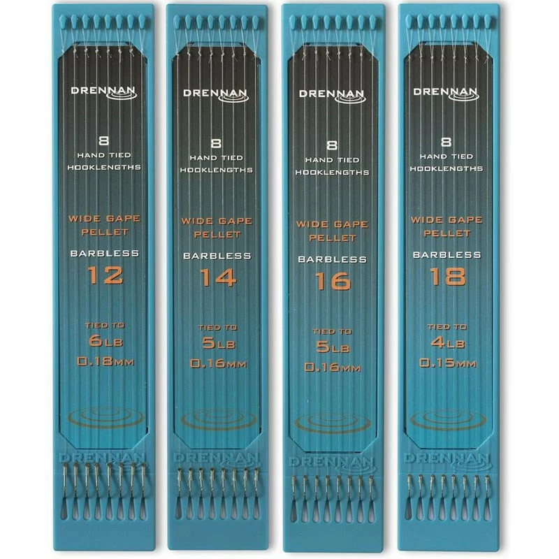 Drennan Hooklength Plate Barbless Wide Gape Pellet 3 Drennan Hooklength Plate Barbless Wide Gape Pellet