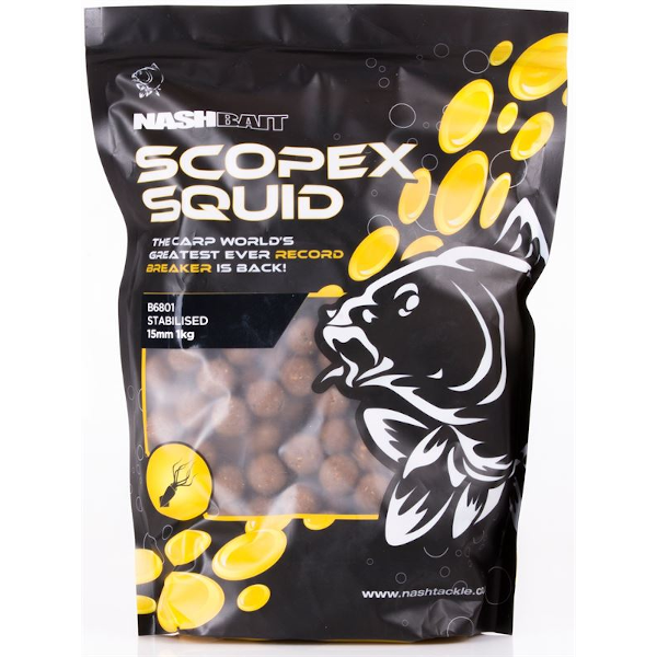 Nash Scopex Squid Stabilised Boilies 3 Nash Scopex Squid Stabilised Boilies
