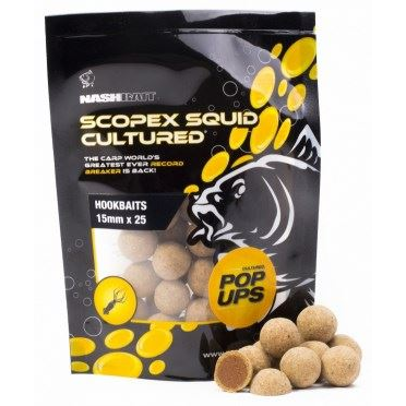 Nash Scopex Squid Cultured Pop Ups 3 Nash Scopex Squid Cultured Pop Ups