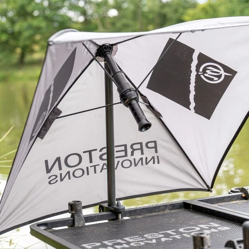 Preston Innovations Offbox Grey Bait Brolly 3 Preston Innovations Offbox Grey Bait Brolly