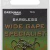 Drennan Wide Gape Specialist Barbless Eyed Hooks -Game Fishing Shop v1xj40ub636825372524463886