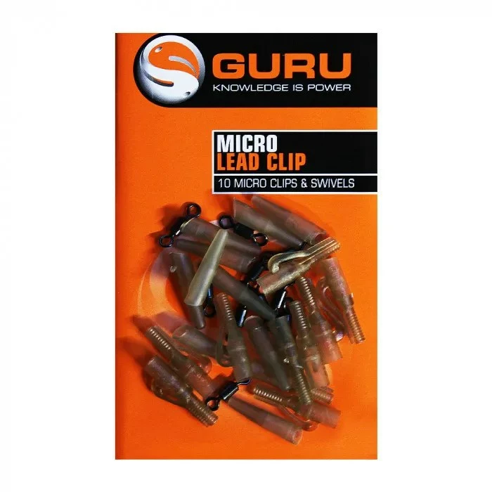 Guru Micro Lead Clip Inc. Swivels & Tail Rubbers 3 Guru Micro Lead Clip Inc. Swivels & Tail Rubbers