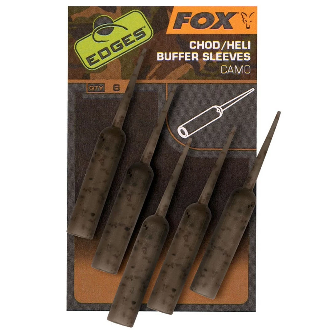 Fox Edges Camo Naked Chod/Heli Buffer Sleeves 3 Fox Edges Camo Naked Chod/Heli Buffer Sleeves