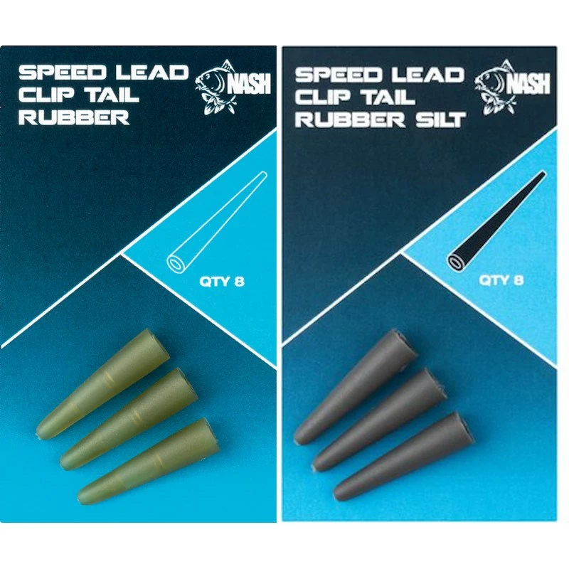 Nash Speed Lead Clip Tail Rubbers 3 Nash Speed Lead Clip Tail Rubbers