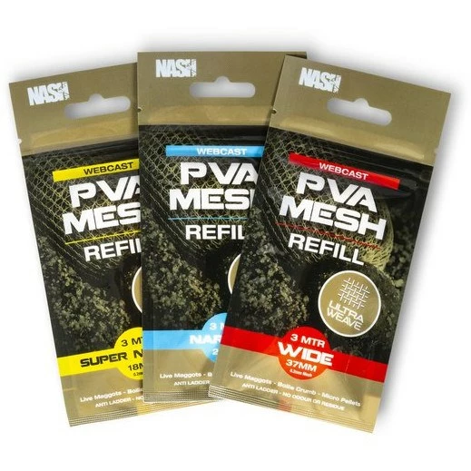 Nash Webcast Ultra Weave PVA Refills 3 Nash Webcast Ultra Weave PVA Refills