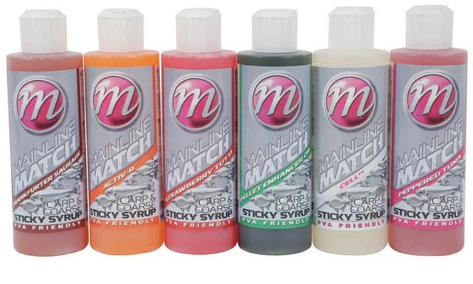 Mainline Match Carp & Coarse Sticky Syrups 3 Mainline Match Carp & Coarse Sticky Syrups