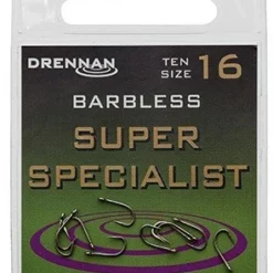 Drennan Super Specialist Barbless Eyed Hooks