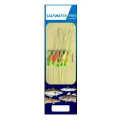 Dennett Saltwater Pro Luminous Shrimp 5 Hook Rigs