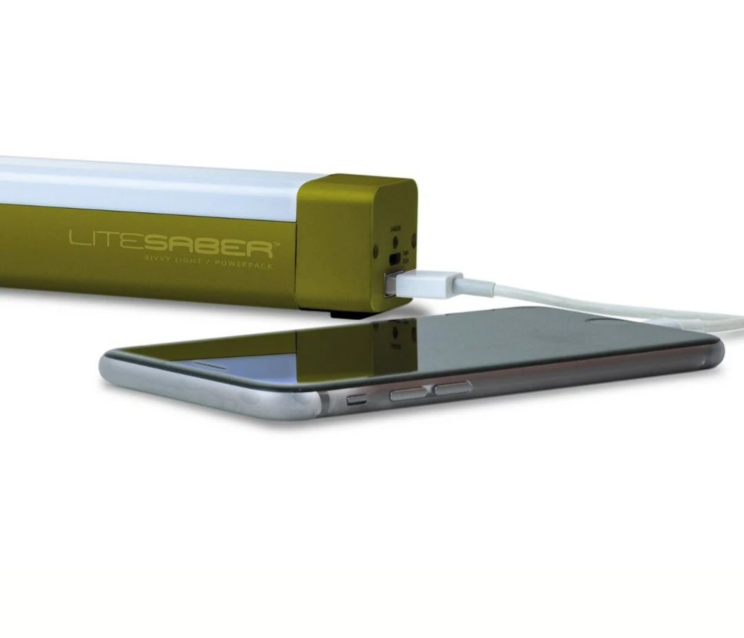 Saber Tackle Saber Litesaber Bivvy Light/Powerpack 3 Saber Tackle Saber Litesaber Bivvy Light/Powerpack